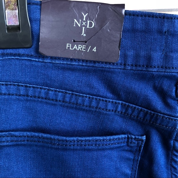 ✨ NYDJ Farrah Flare Fort Wayne Blue Size 4 - Picture 6 of 6